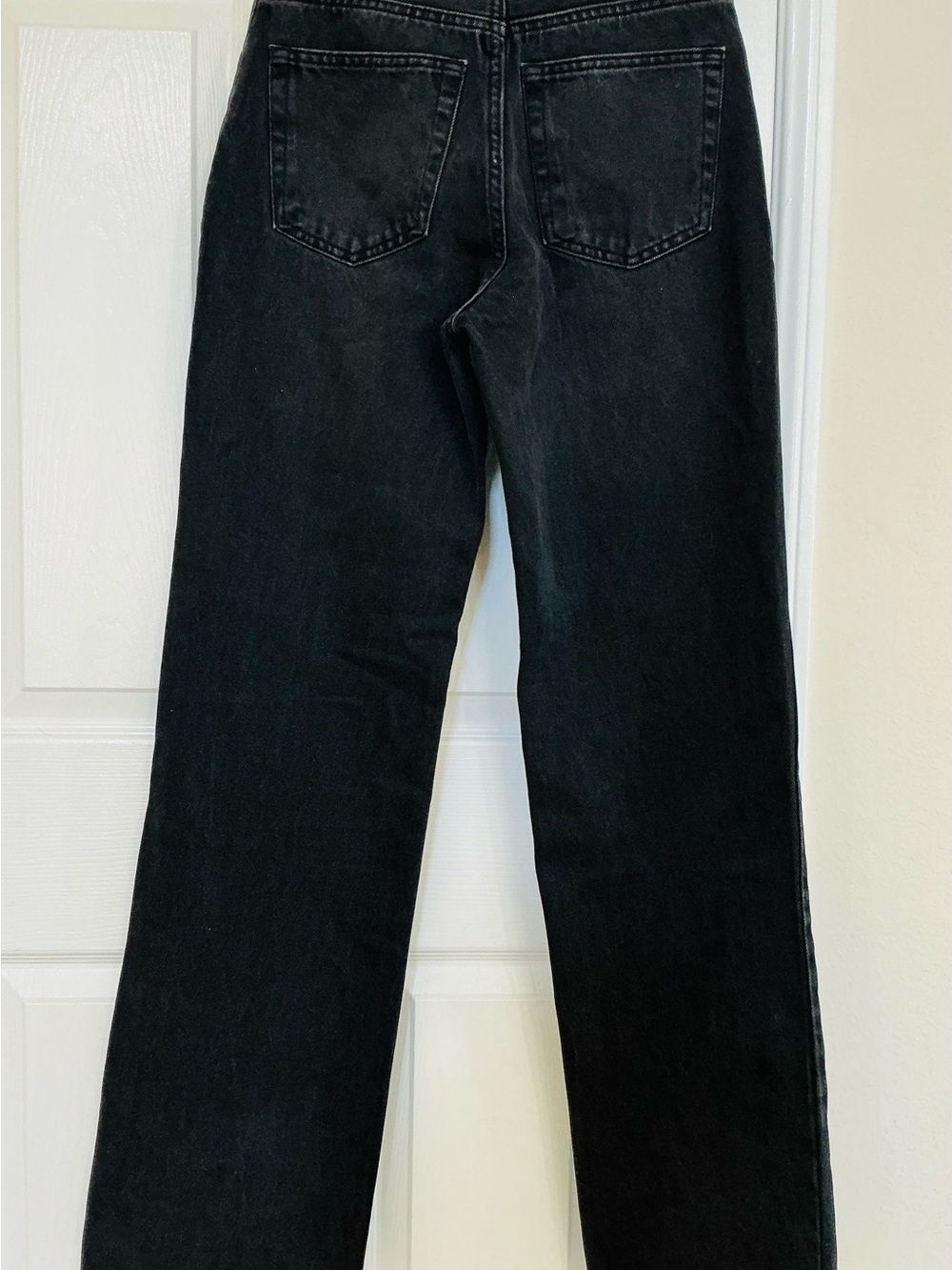 Pull&Bear woman Black Straight Jeans - Classic Straight Fit - Picture 2 of 6